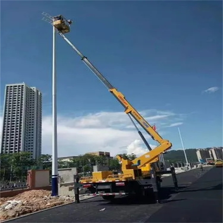 长垣维修路灯的曲臂升降车出租